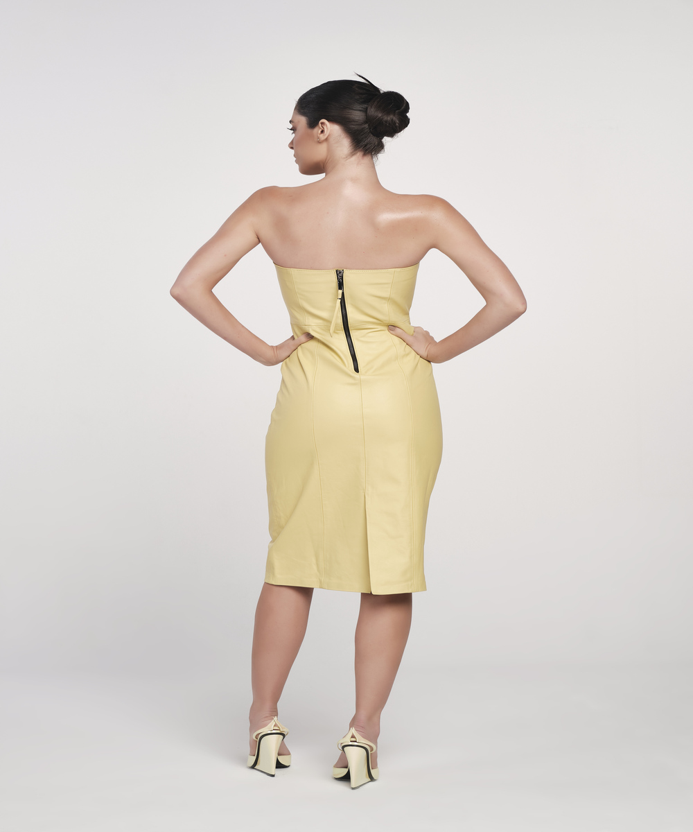 Dominator_SS25-0707 Vestido Tomara Que Caia Midi Cairo - Imagem 8