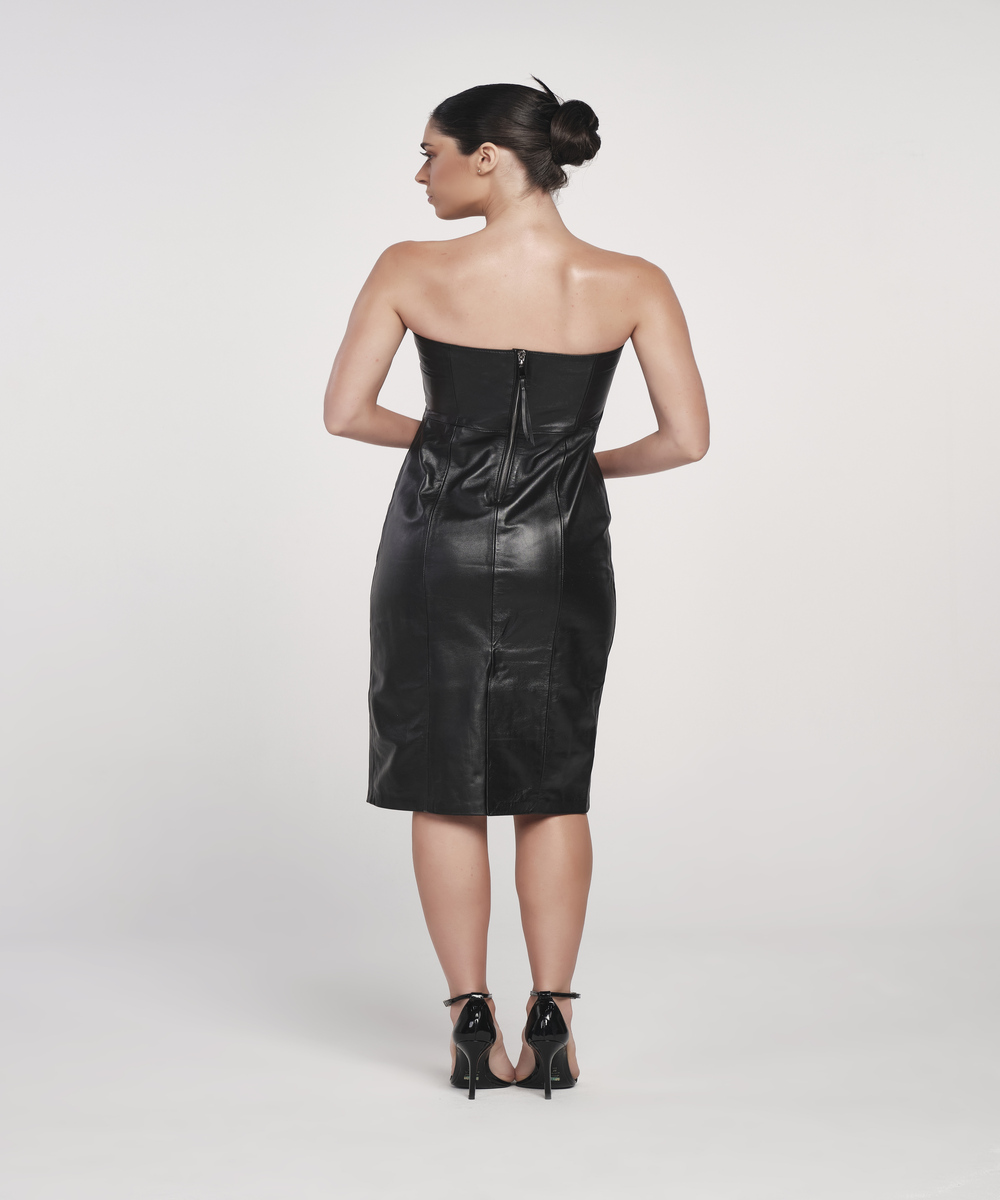Dominator_SS25-0729 Vestido Tomara Que Caia Midi Cairo - Imagem 3