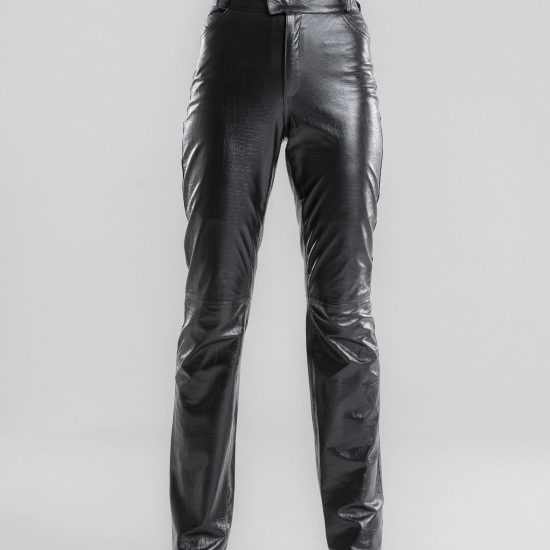 Calça estilo jeans reta Croco - Liverpool