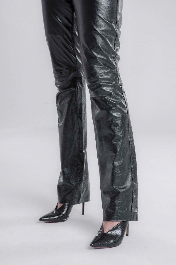 Calça estilo jeans reta Croco - Liverpool - Imagem 5